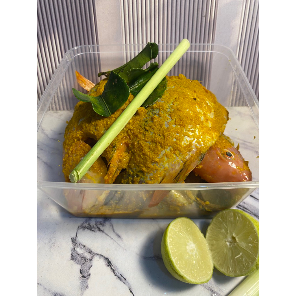 

Ikan Nila MariNasi Bumbu Kuning 1kg isi 5 ekor