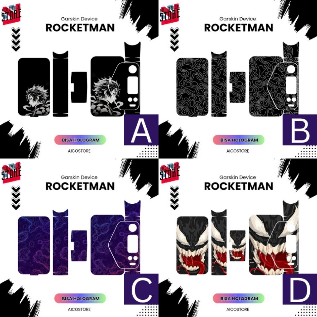 

Protector Body Roket Motif Bisa Custom