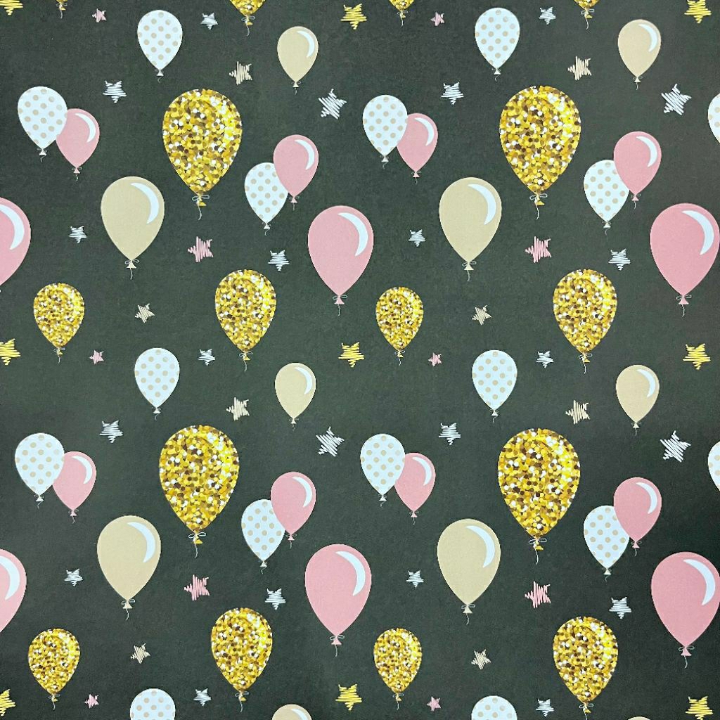 

Kertas Kado Jumbo Sansan Wawa Motif Balon / Happy Birthday - SW 567