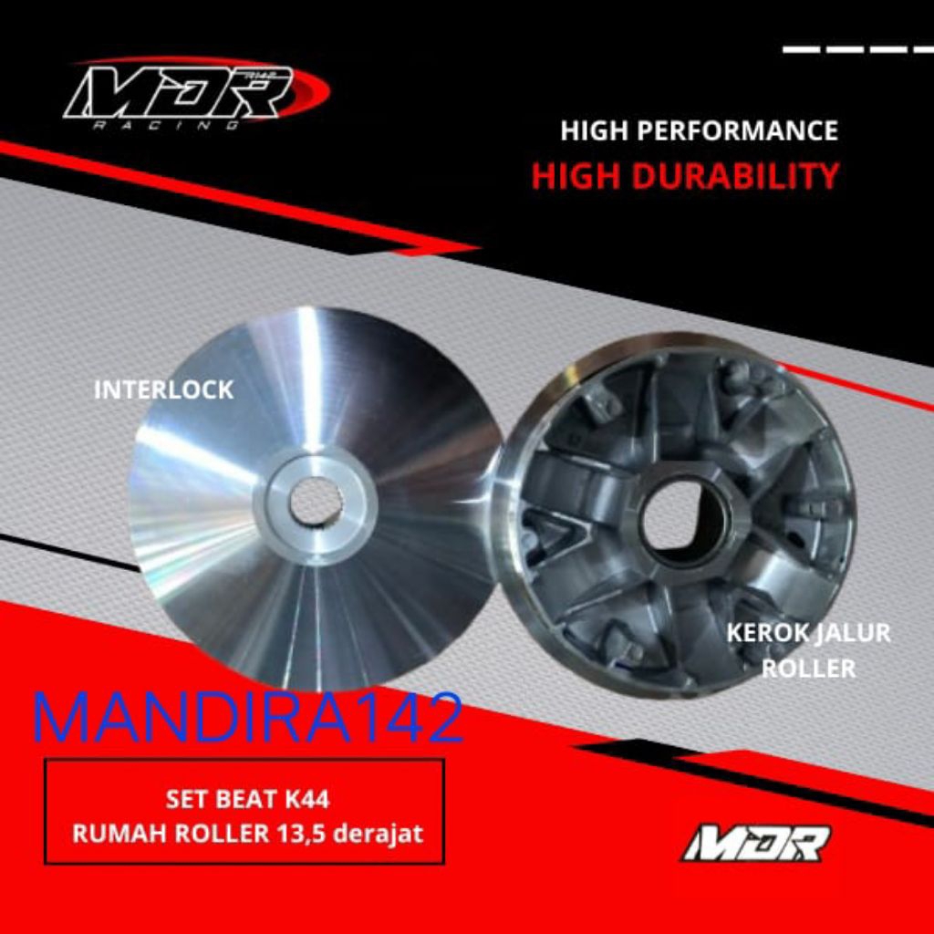 rumah roller set K44 bubut 13,5
