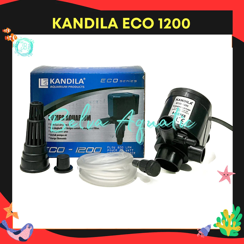 KANDILA ECO 1200 POMPA AIR AQUARIUM 1200 AQUASCAPE HIDROPONIK