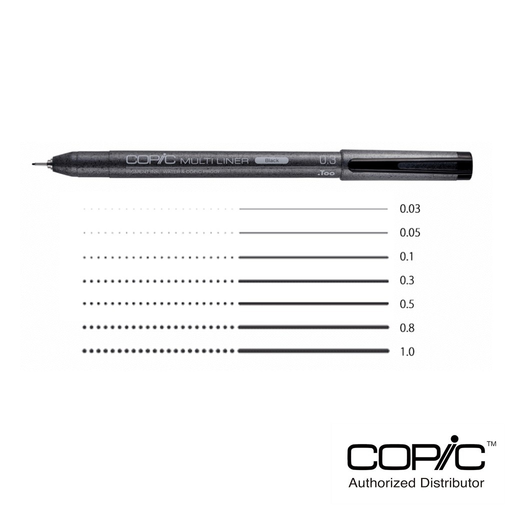 

Copic Multiliner / drawing pen Black