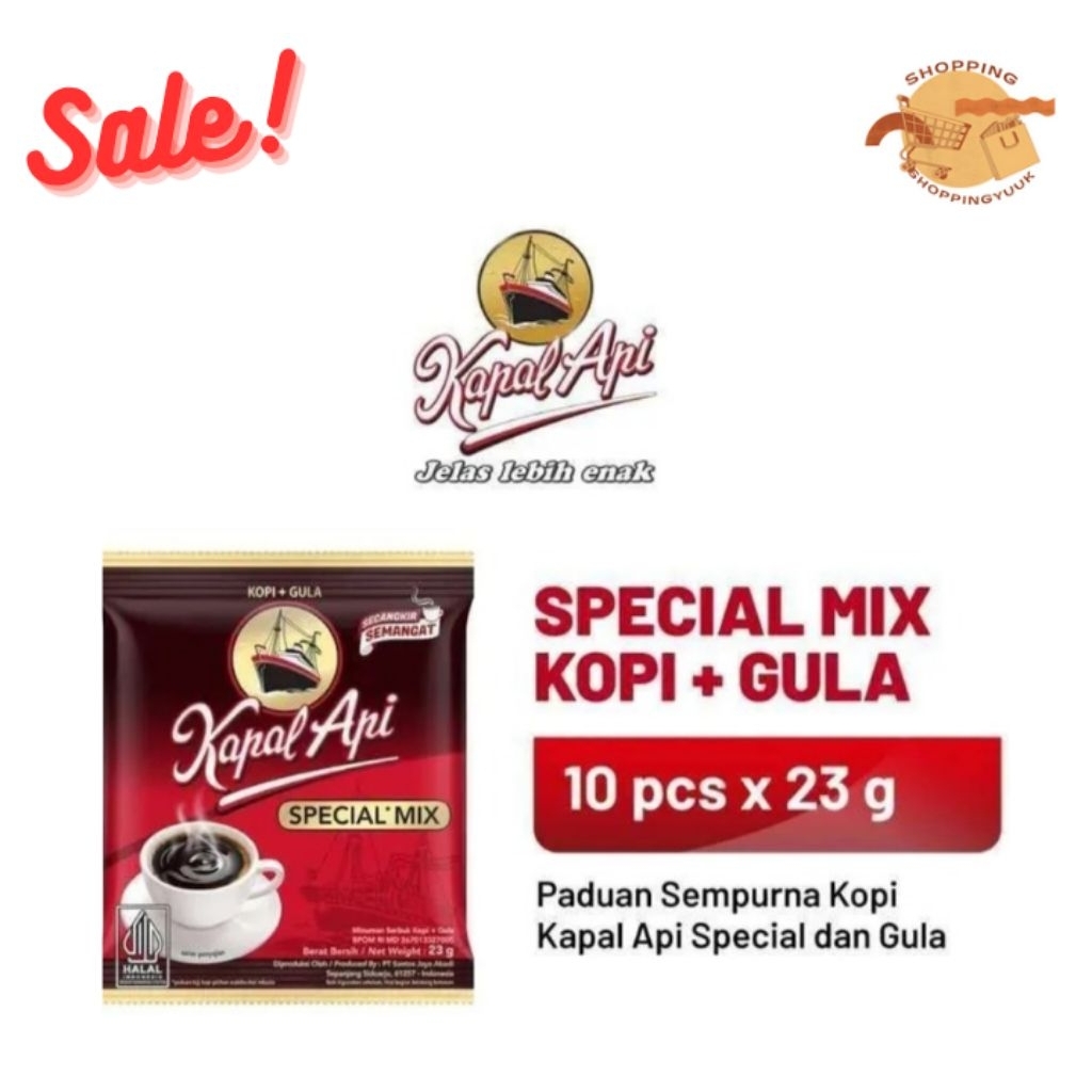 

Kapal Api Special Mix Kopi Instan 23 gram