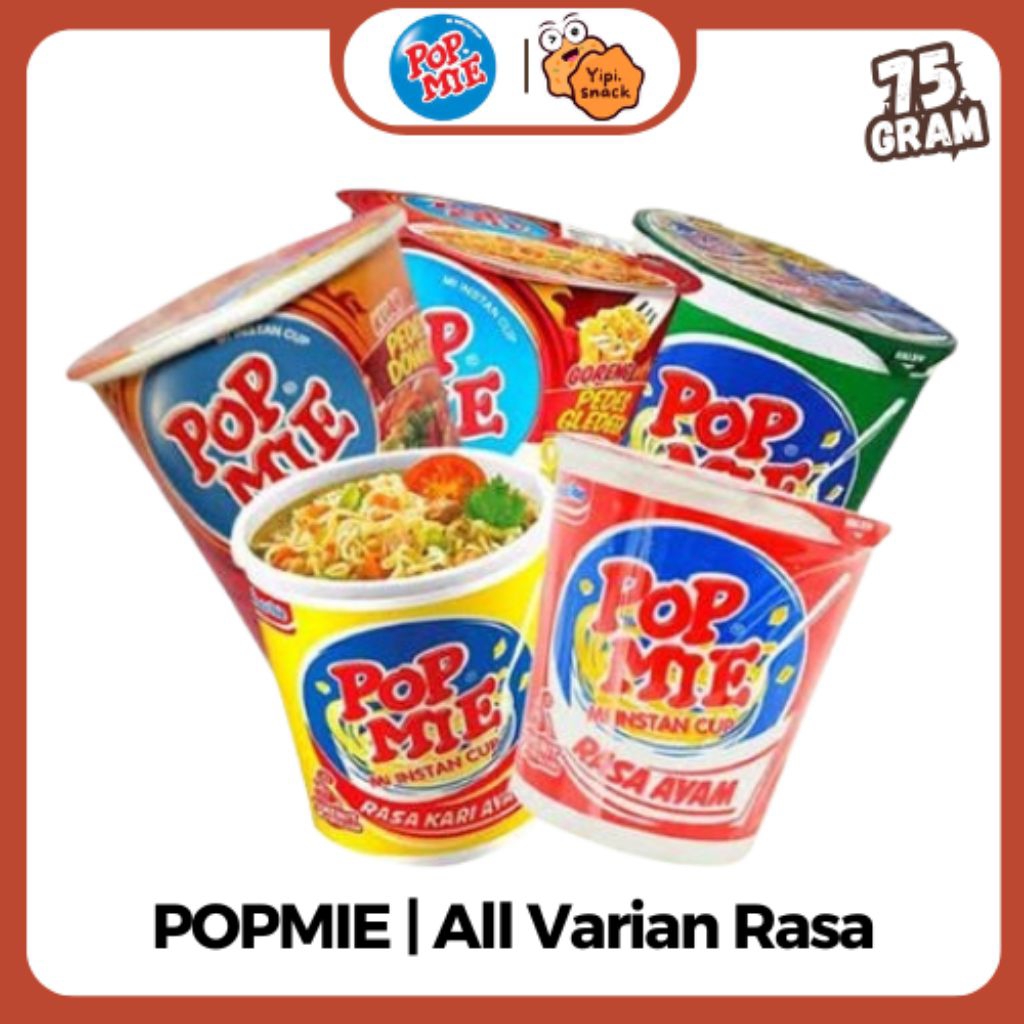 

Pop Mie All Varian Rasa 75gr