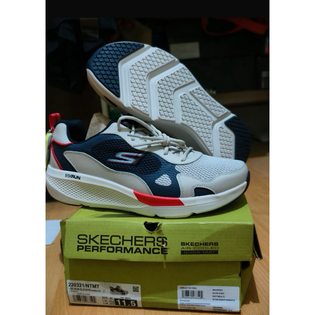 Skechers Go Run Elevate Men's Running Shoes - Natural