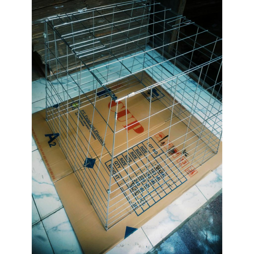 KANDANG AYAM PIRAMIDA GALVANIS SISTEM LIPAT SERBAGUNA BERKUALITAS