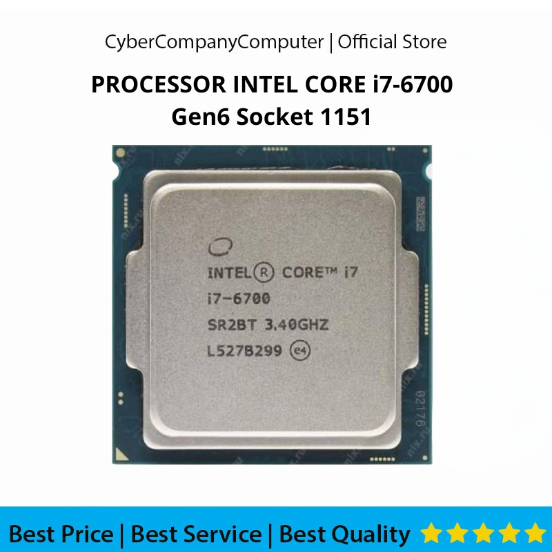 Processor Intel Core i7-6700 Gen6 LGA 1151 3.40GHz - Processor Intel Core i7-6700 Gen6 Socket 1151 G