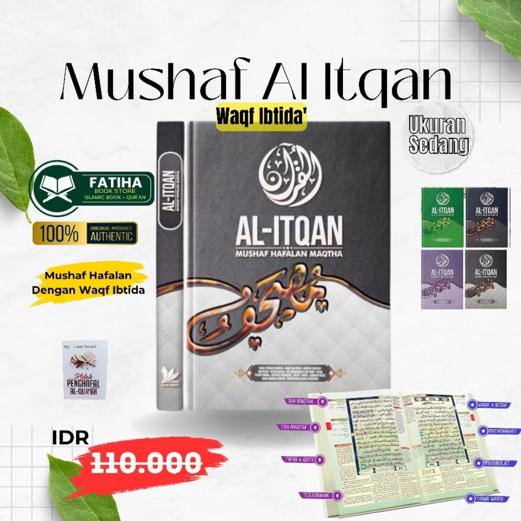 Mushaf Hafalan Al-Itqan (Rosm Utsmani Timur Tengah)