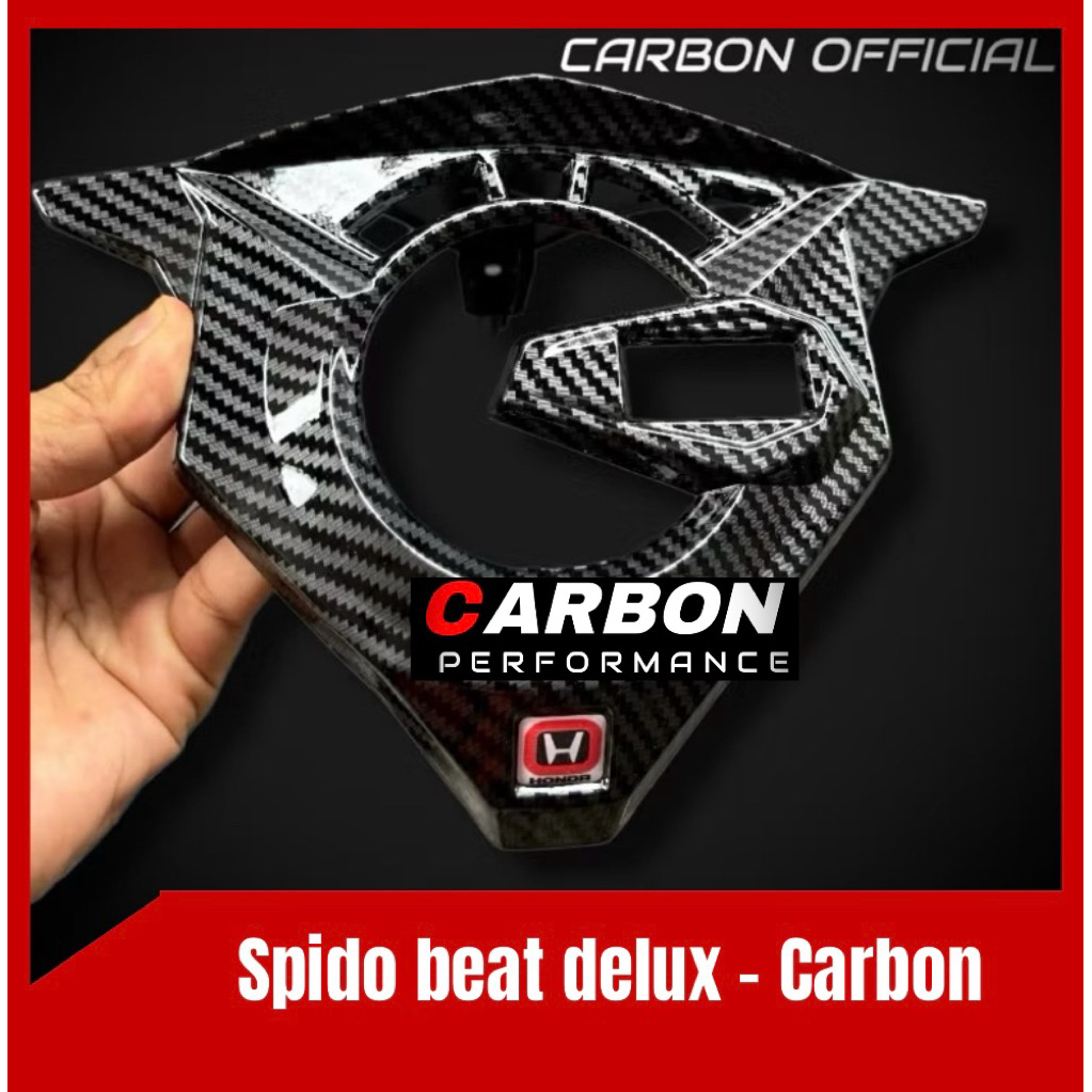 COVER SPEEDOMETER BEAT DELUX CARBON 2020-2023 SPIDO BEAT DELUX CARBON▪️ cover panel spidometer beat 