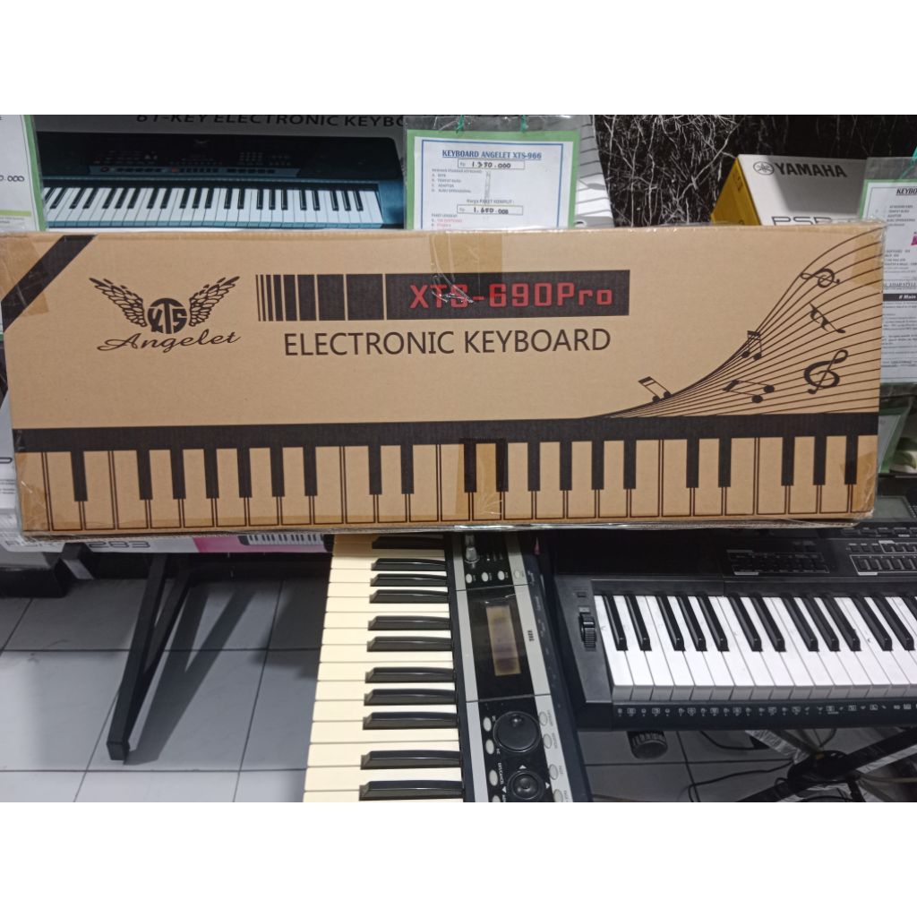 Paket lengkap Keyboard Angelet XTS 690 pro XTS-690 pro XTS690