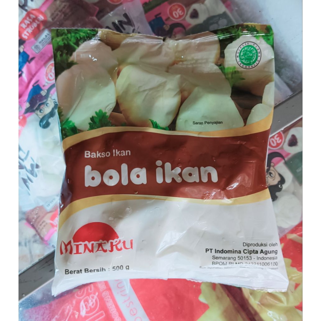 

Minaku Bakso Bola Ikan 500grm Zabir Frozen Food