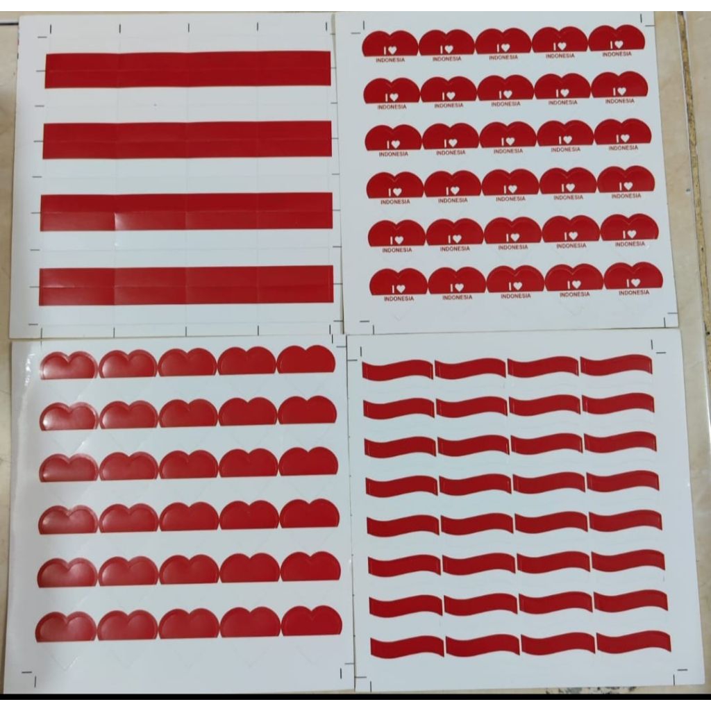 

STICKER PIPI MERAH PUTIH | STICKER DIRGAHAYU HUT RI