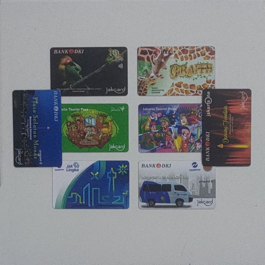 Kartu JakCard JakLingko Jakarta Ragunan Monas Museum TMII Preloved