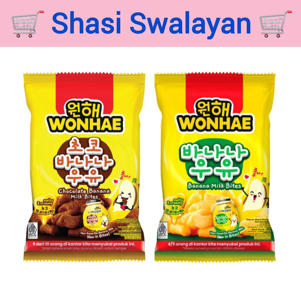

WONHAE Snack Bite Makanan Ringan 60 Gr