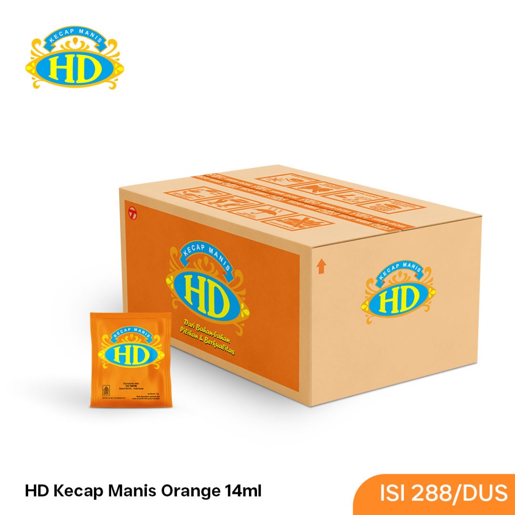 

HD Kecap Manis Orange Sachet 14ml ISI 288 pcs