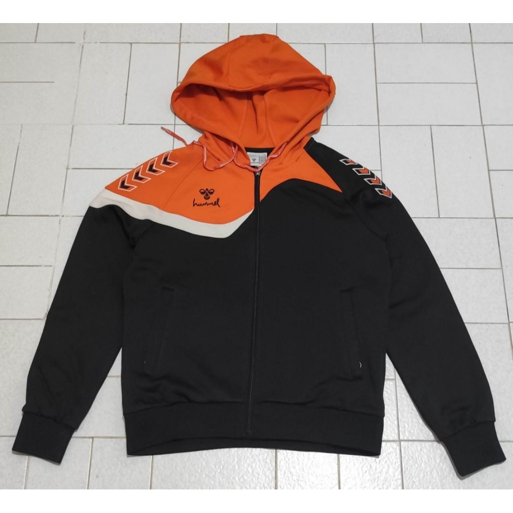 Jaket Sport Hoodie Zipper Hummel 3 Tone
