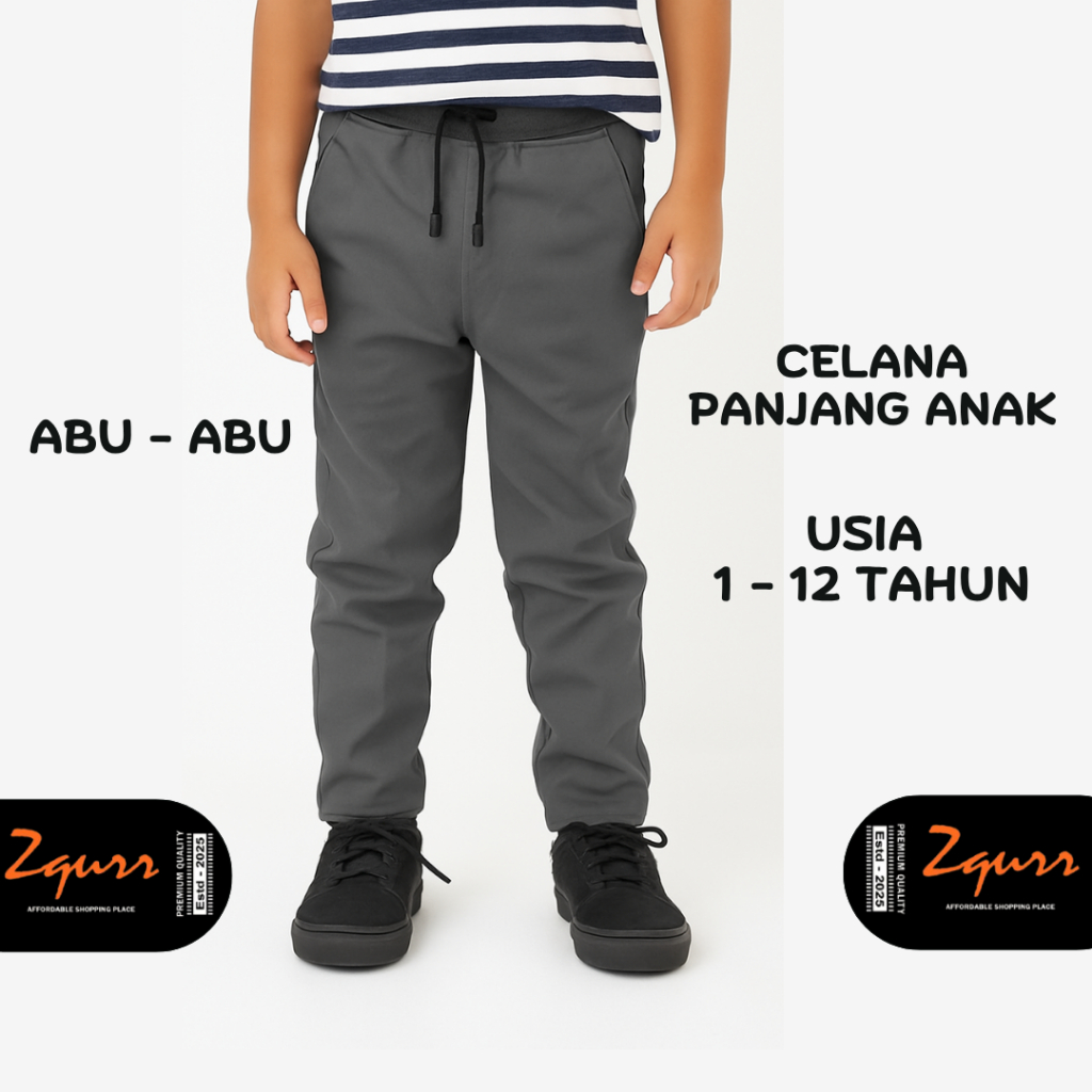 Celana Panjang Anak Laki Laki Chino Chinos Usia 1-12 Tahun Unisex , Celana anak laki-laki Celana pan