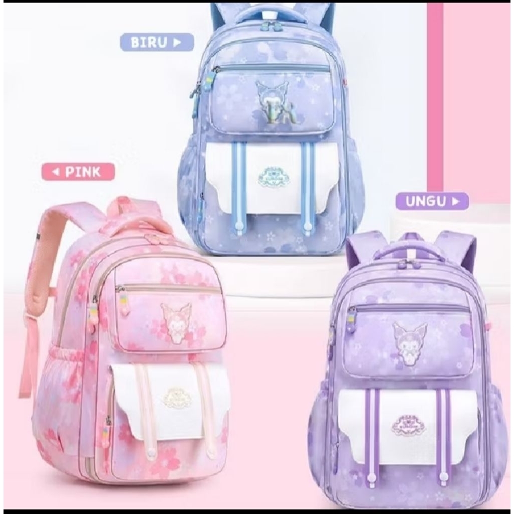 TAS SEKOLAH IMPORT  | TAS KUROMI | TAS MODEL KULKAS | TAS RANSEL | TAS OCLEVER