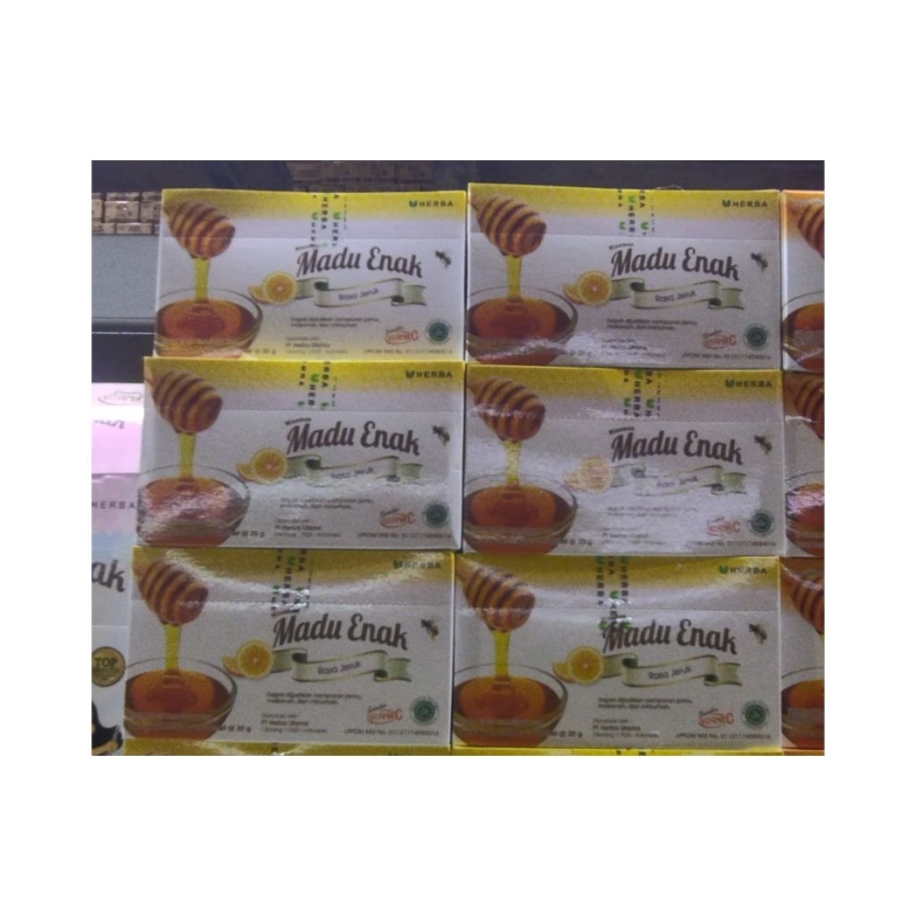 

MADU ENAK RASA JERUK ISI 3 PAK (1 PAK ISI 12 SACHET)