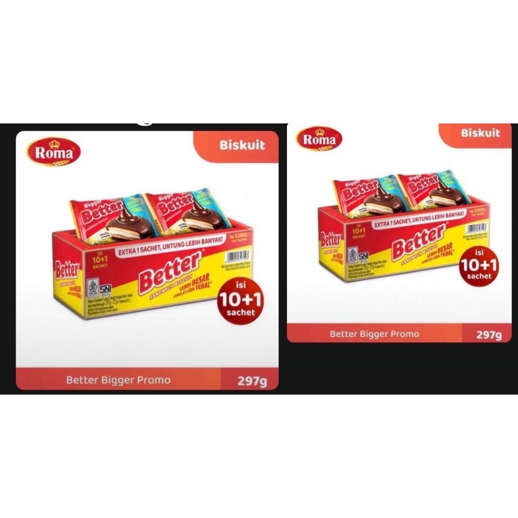 

better bigger sandwich choco vanilla | butter