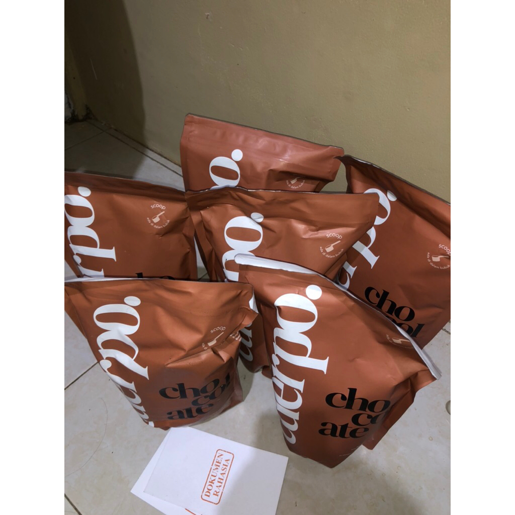 

Cuerpo susu penggemuk rasa coklat tinggi kalori dan protein