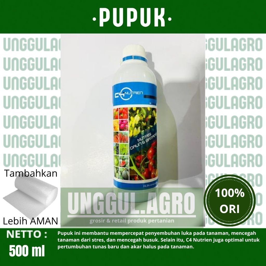 Pupuk cair C4 NUTRIEN BIRU nutrisi daun&batang