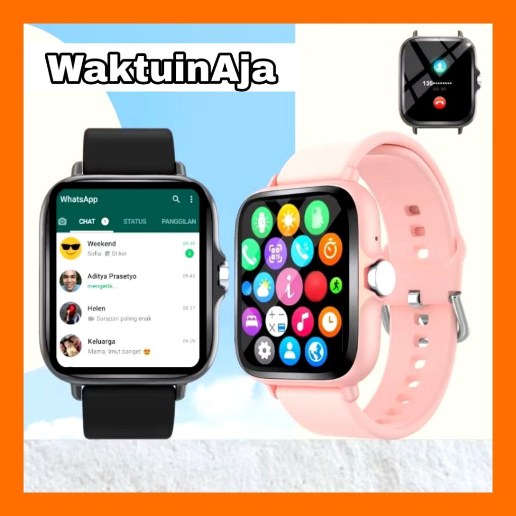 JAM HP PINTAR SMARTWATCH ANAK Y68 SERIESS JAM HP JAM AIMO smartwatch terbaru jam aimo 4g 5g WA jam t