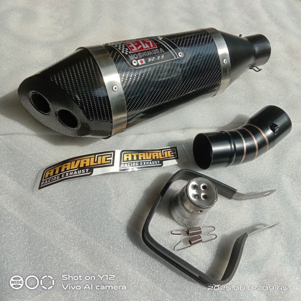 Knalpot Racing Yoshimura R11 karbon+slipon+DB killer for Kawasaki zx25rr ZX25R eksoz