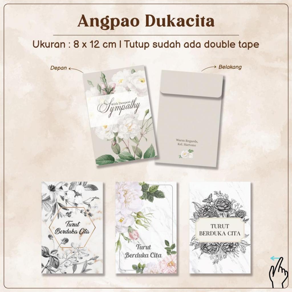

Amplop Angpao Dukacita / Amplop Belasungkawa / Amplop Dana Duka