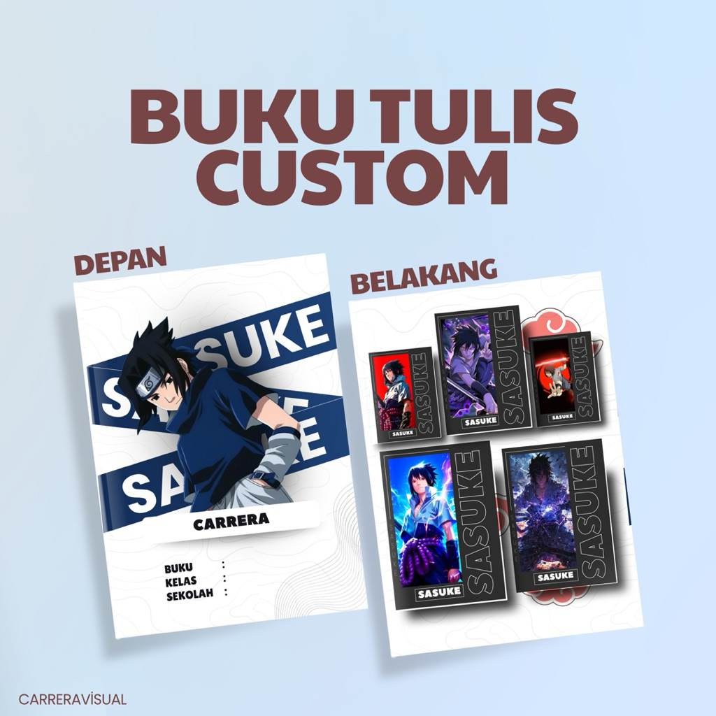 

BUKU TULIS CUSTOM - NARUTO SERIES