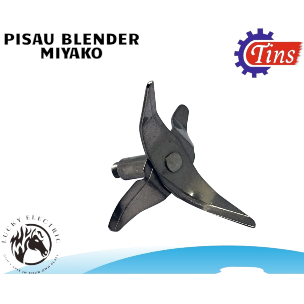 PISAU BLENDER NATIONAL EMPAT MATA PISAU STAINLESS PISAU BLENDER MIYAKO