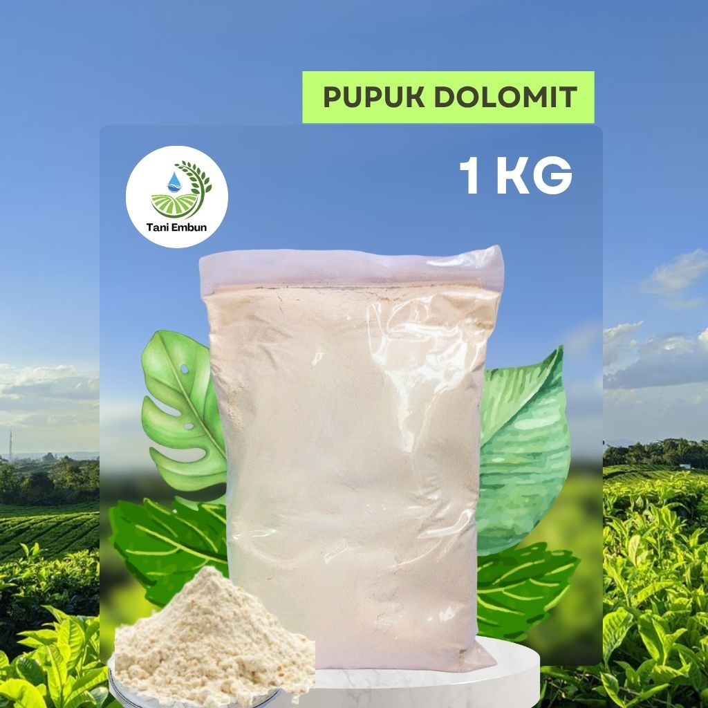 PUPUK DOLOMIT 1 KG/ Penetral Ph Tanah /Kapur Dolomit Super