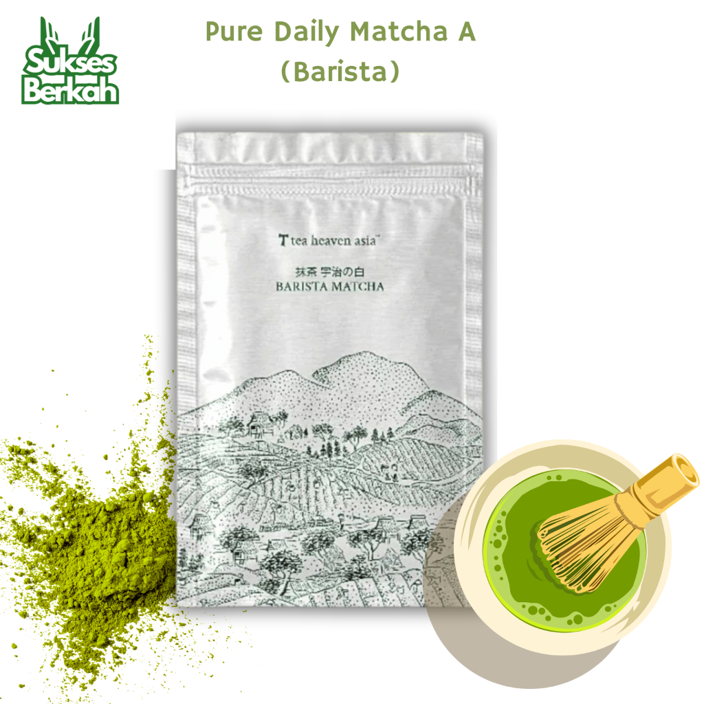 

Pure Matcha Powder 100gr Tea Heaven Pure Japanese Matcha Bubuk Matcha Jepang Matcha