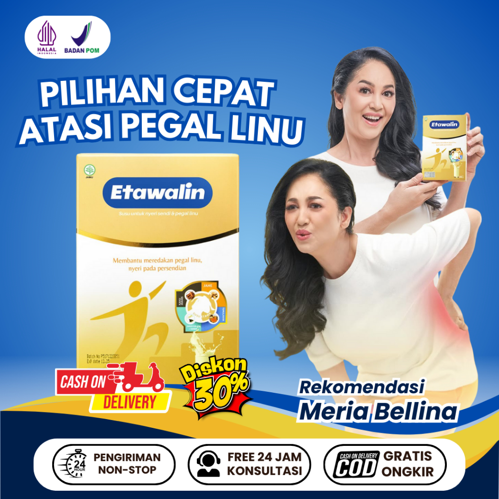 

New // Etawalin Asli Original 100% 1 Box - Susu Kambing Atasi Nyeri Sendi Sakit Lutut Dan Asam Urat