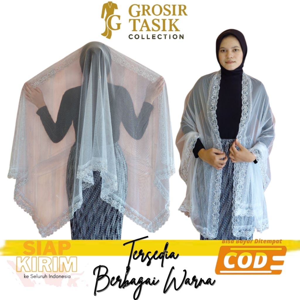 SELENDANG SYAL BCL TILE PREMIUM SELENDANG MISPA KEPULANGAN HAJI UMROH FULL PAYET TILE SELENDANG AKAD