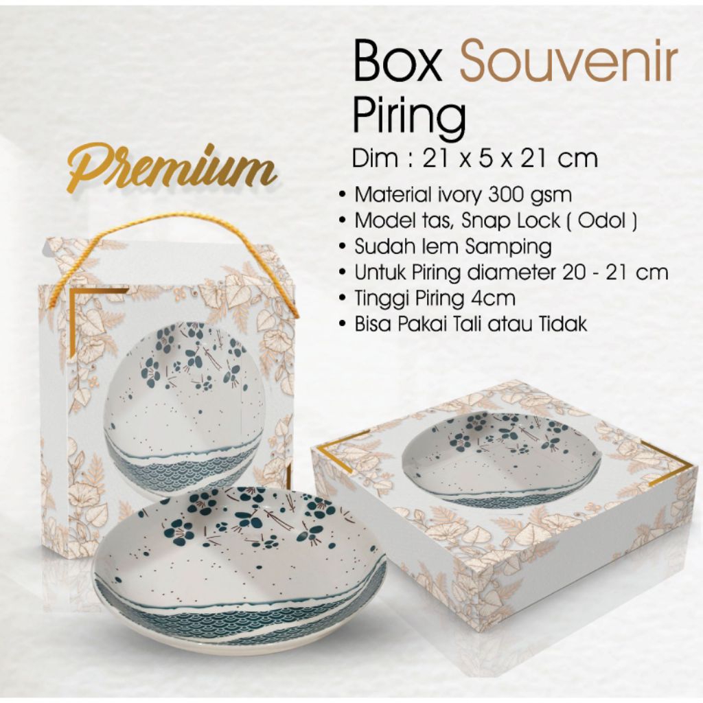 

Box Souvenir Piring Uk. 21 x 5 x 21 cm Model Odol Odol (PROMO!!!)