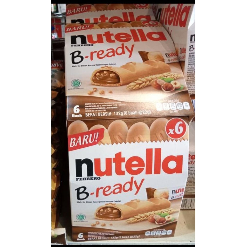 

Nutella B-Ready isi 6pc