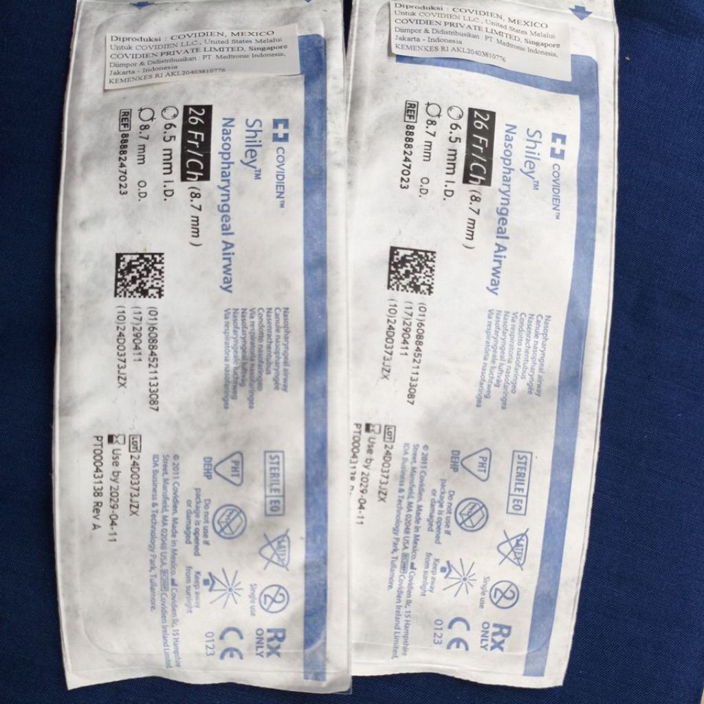 Nasopharyngeal Airway no. 6.5 fr 26