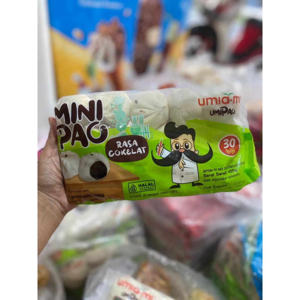 

minipao lumer Frozen rasa coklat dan stobery