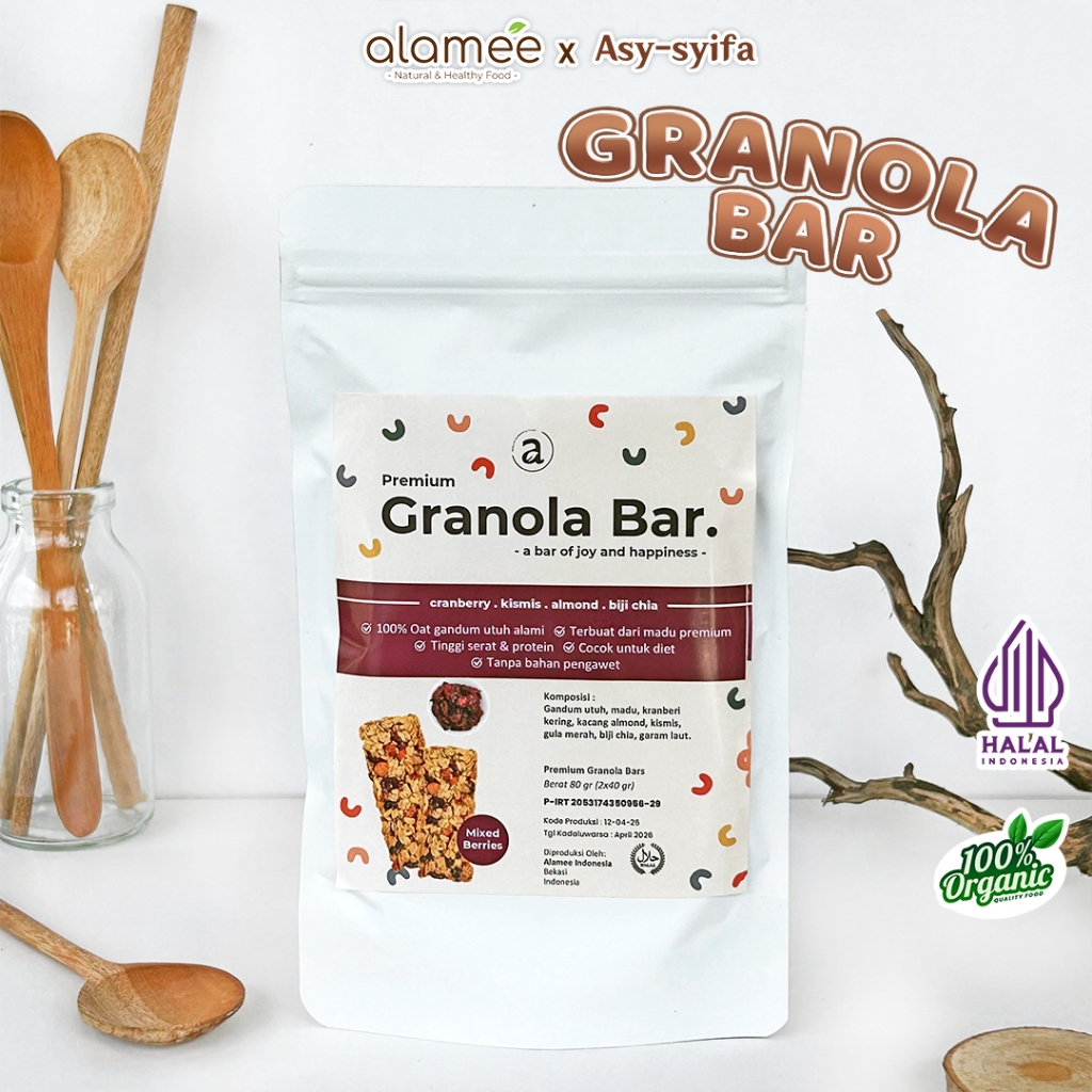 

Granola Bites Bar Mixed Berries Makanan Balita Snack Cookies Cookie Sehat Kue Kering Sehat Healthy