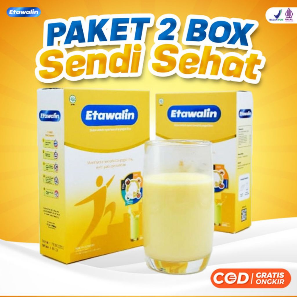 

[READY STOCK] PAKET 2 BOX ETAWALIN – Susu Kambing Etawa Tingkatkan Kepadatan & Kesehatan Tulang Sendi