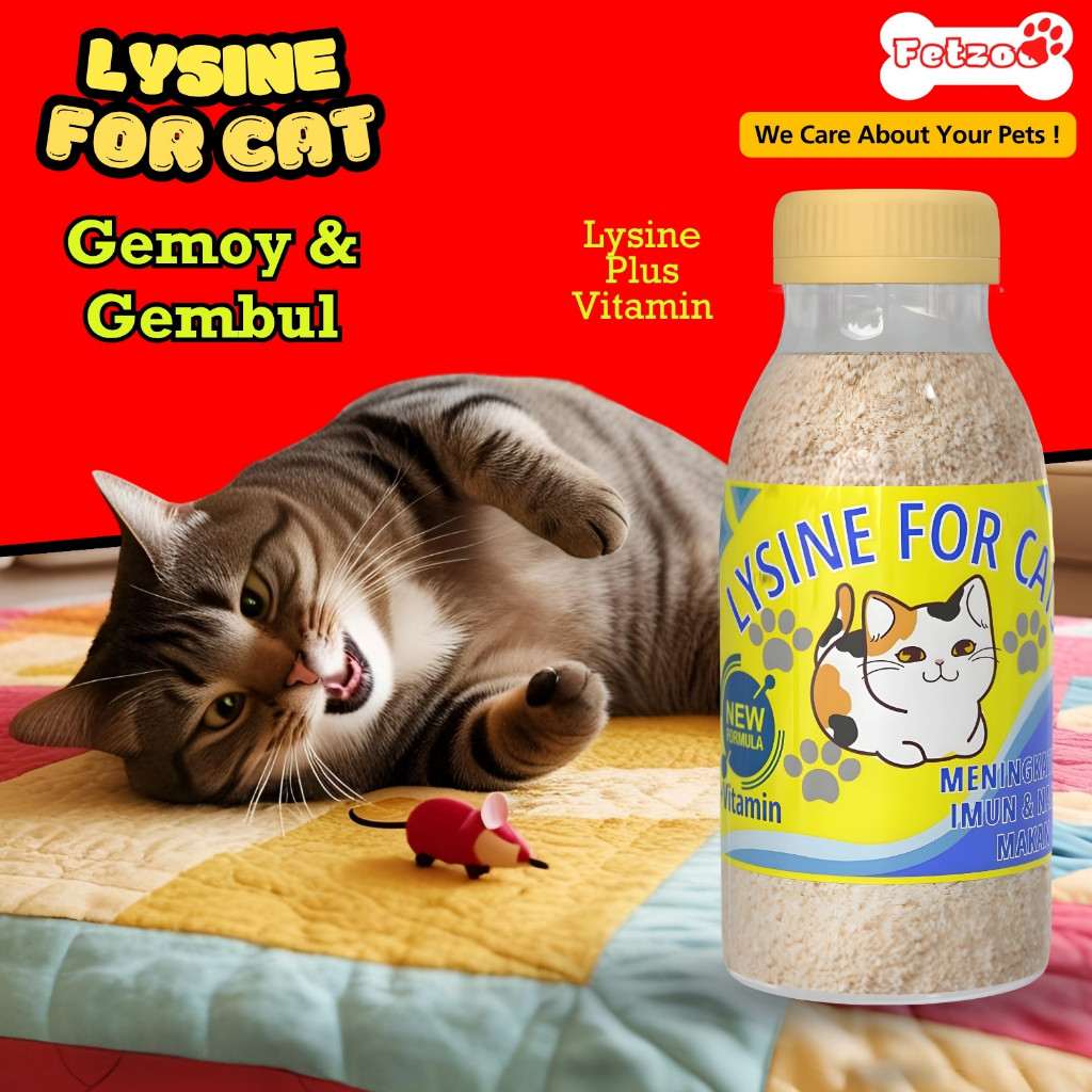 Vitamin Kucing Penambah Nafsu Makan Penggemuk Kucing Kitten FETZOO