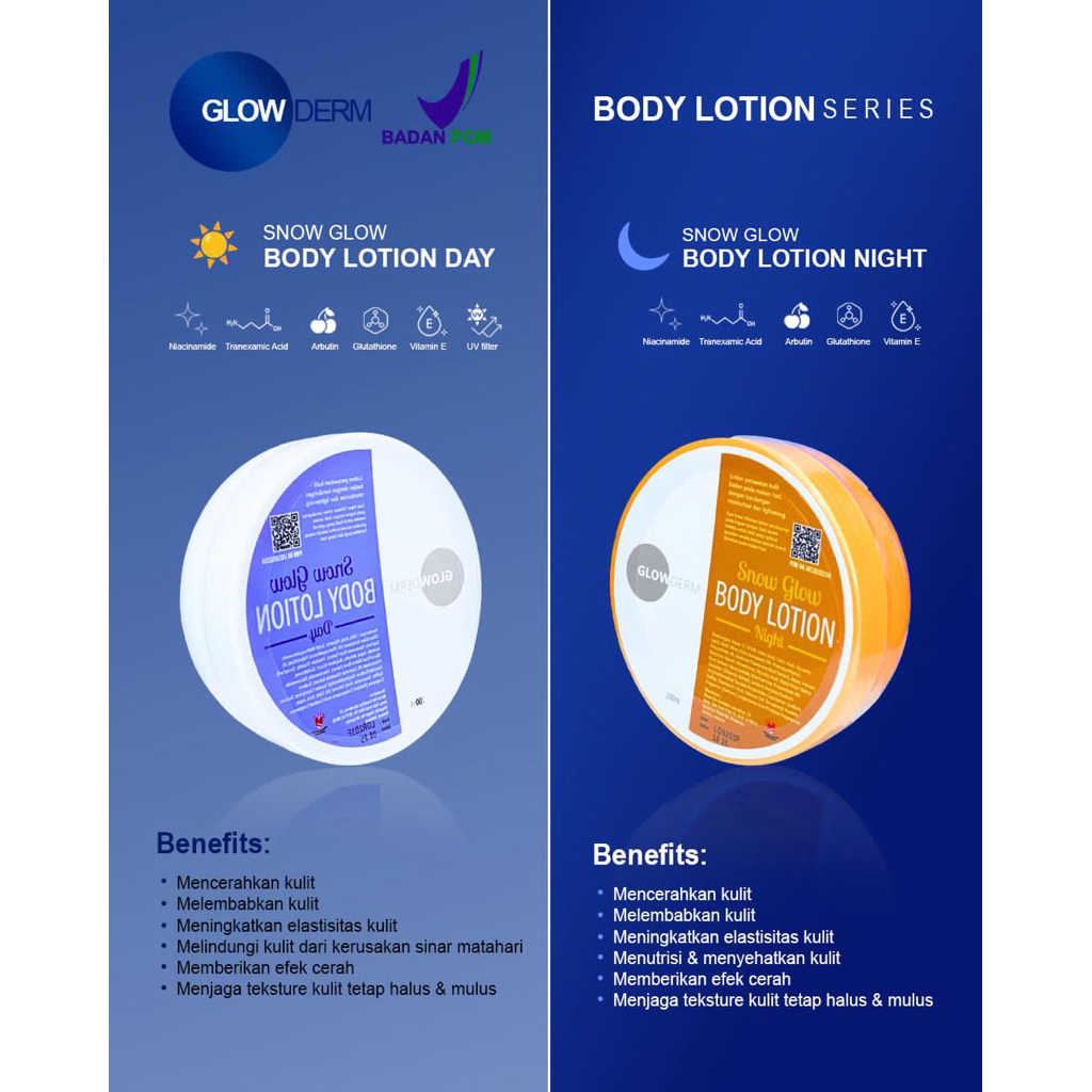 GLOWDERM - Body Lotion Whitening Snow Glow
