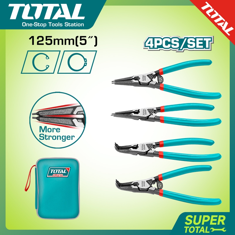 【TOTAL】Set Tang Penjepit 4 Buah THTJ214041