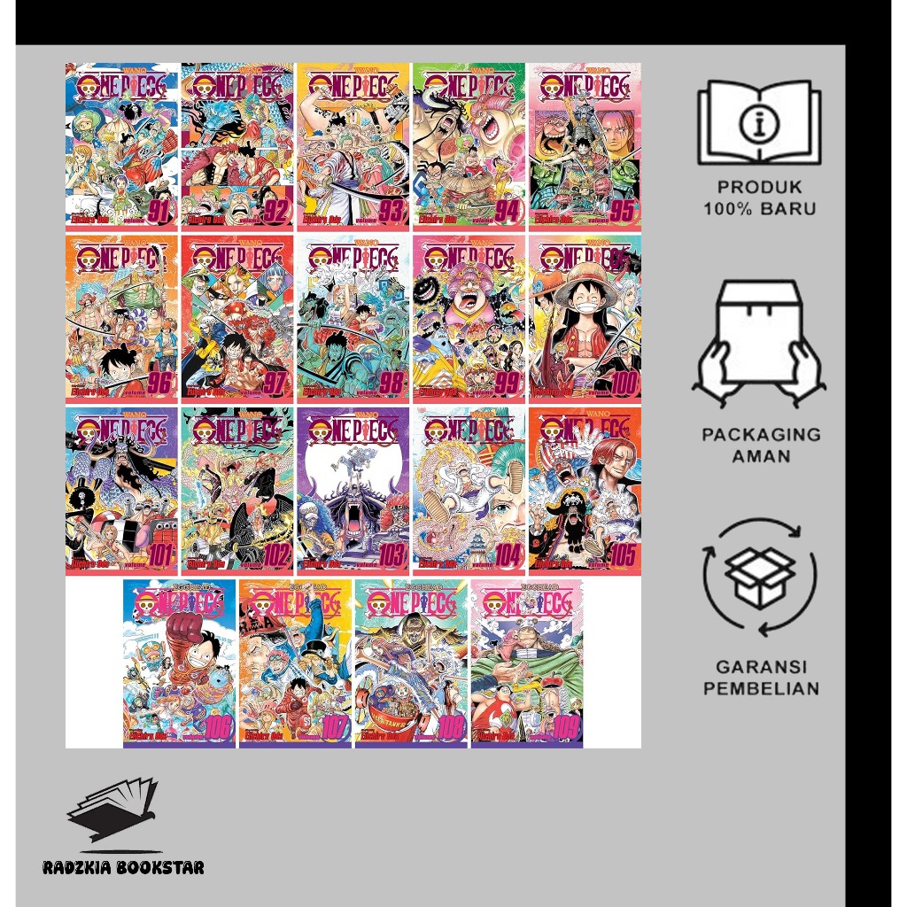 Komik One Piece, vol 1-109 (English)