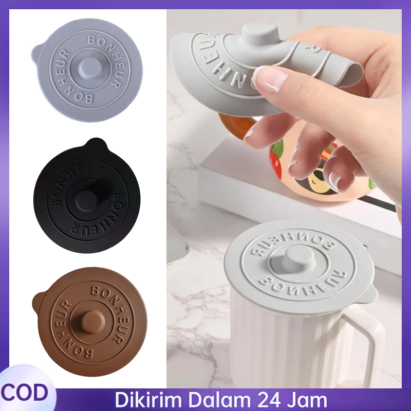 Drink Cover Silicone - Tutup Gelas Karet Owala FreeSip, Desain Simple & Minimalis, Warna-warni Pilih