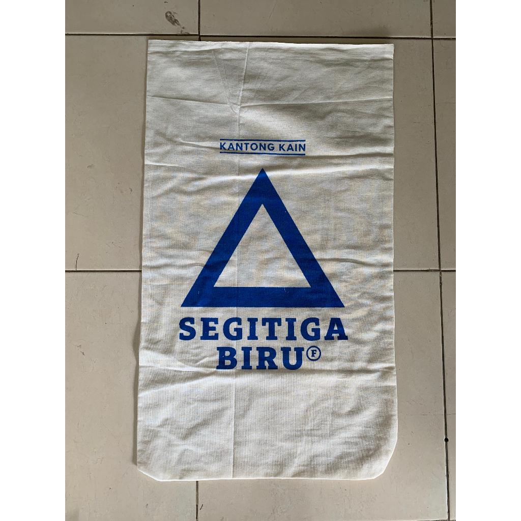 karung pembugkus beras/ gandum 25kg segitiga biru karung beras karung gandum karung segitiga biru ka