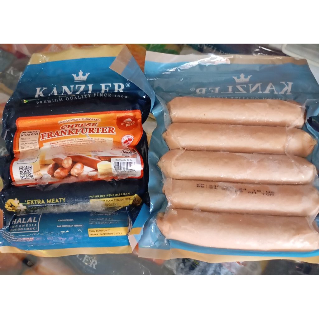 

KANZLER Cheese Frankfurter 360gr 360 gram [PROMO]