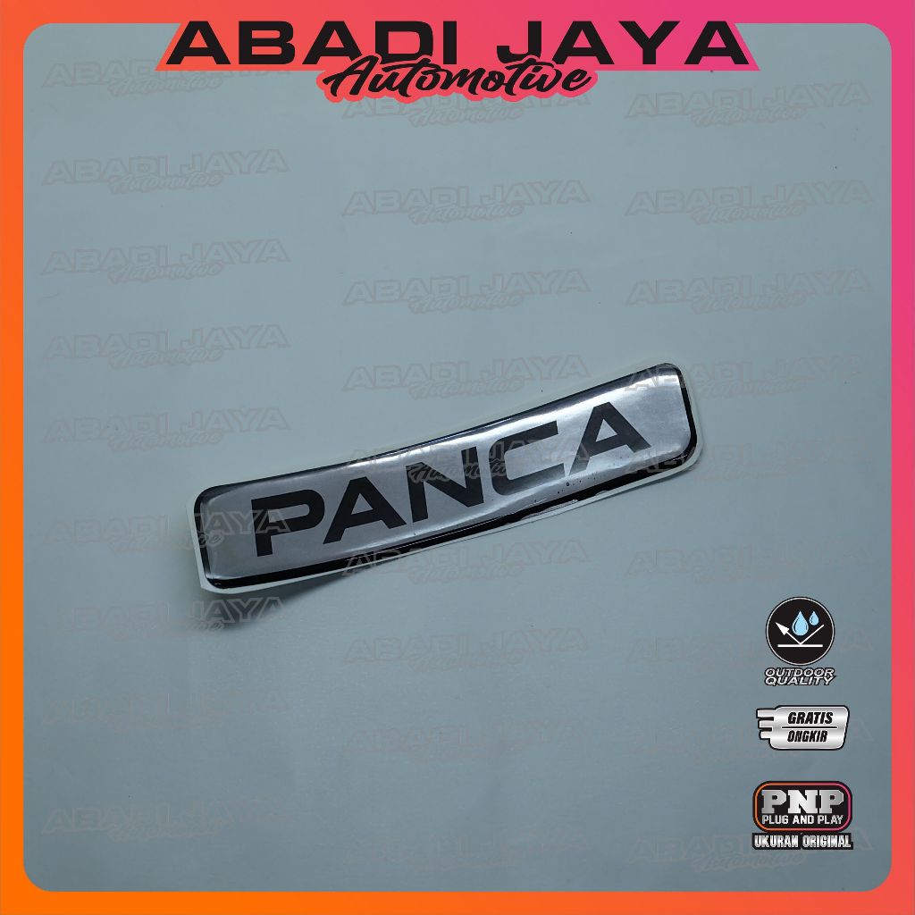 emblem bagasi panca datsun go / emblem datsun panca