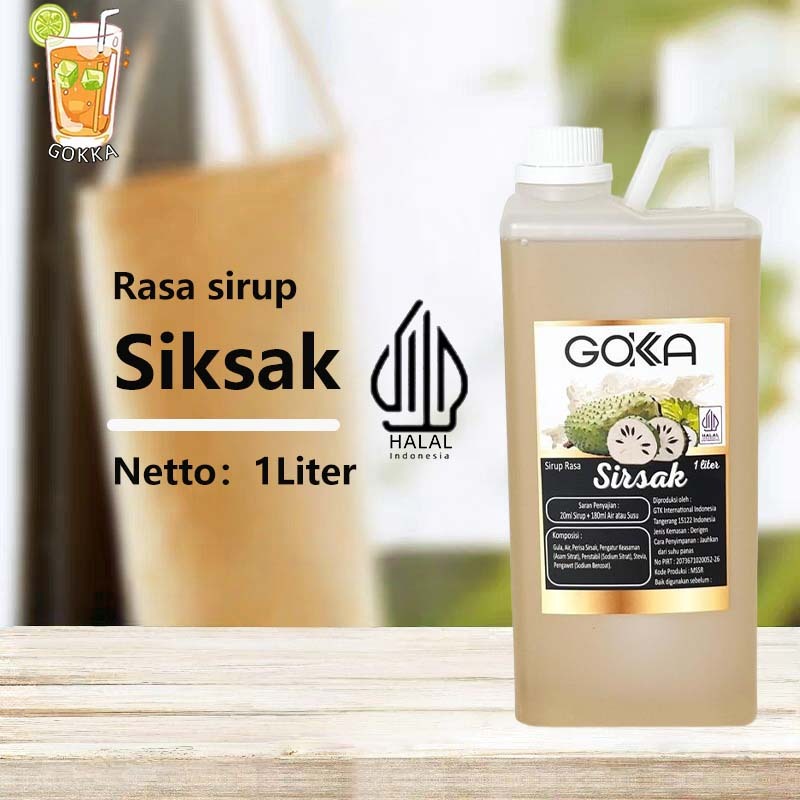 

GОKKA Syrup / Siksak Flavoured Sirup / Sirup Siksak 1L International Halal